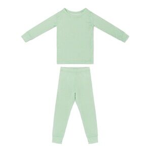 Shop Motette Green Striped Kids Pajama Set